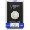 Image 2 : 1885-CC $1 Morgan Silver Dollar Coin GSA Hoard Uncirculated w/ Box & COA NGC MS63