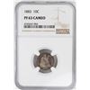 Image 1 : 1883 Proof Seated Liberty Dime Coin NGC PF63 Cameo