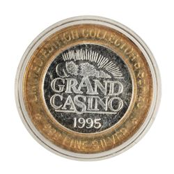 .999 Fine Silver Grand Casino $10 Limited Edition Gaming Token