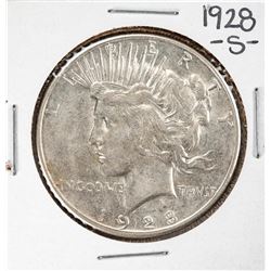 1928-S $1 Peace Silver Dollar Coin