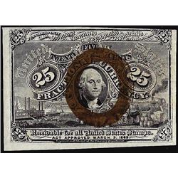 March 3, 1863 Twenty-Five Cents Second Issue Fractional Currency Note