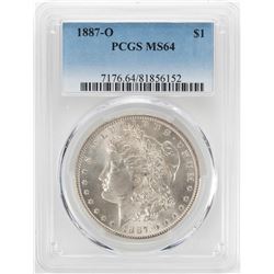 1887-O $1 Morgan Silver Dollar Coin PCGS MS64