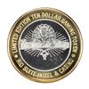 Image 2 : .999 Silver Rio Suite Hotel & Casino Las Vegas $10 Limited Edition Gaming Token
