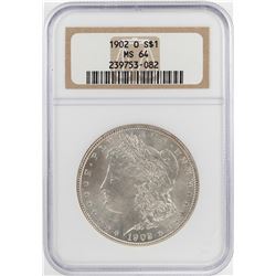 1902-O $1 Morgan Silver Dollar Coin NGC MS64