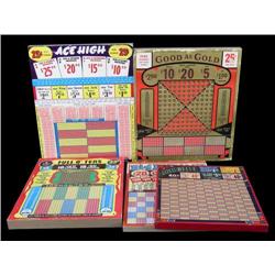 Lot of 5 Punchboards; Big Bill plus others