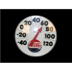 1950's Pepsi-Cola 18" round  wall thermometer