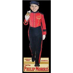 Die-Cut Cardboard Stand-Up  Phillip Morris  "Johnny"