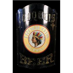 Iroquois Beer Tin Corner Sign