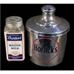 Lot of 2 Malted Milk Items: Horlicks & Bordens