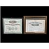 Image 1 : Lot of 2 framed  Old Nevada State Bonds