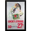 Image 1 : Lucky Strike cigarette adv sign