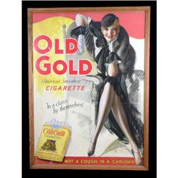 Old Gold cigarettte adv sign