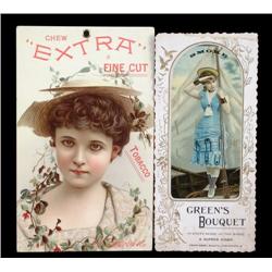 Lot of 2 Tobacco lithos: