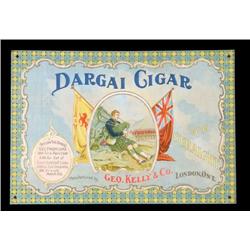 2 Sided Tin Litho Cigar Sign