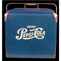 Pepsi-Cola picnic cooler   w/ opener