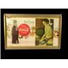 Image 1 : Coca-Cola Cardboard Poster in Gold Frame