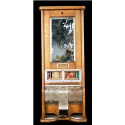 Oak  Wall Mounted Candy Vendor