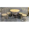 Image 1 : All original condition   Ice Cream Table & Chairs
