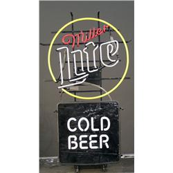 Large  Miller Lite   neon sign