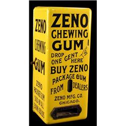 Yellow  Porcelain Zeno Gum Vendor