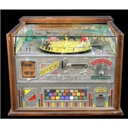 1 cent  coin-op "Sweepstakes" Gumball  Trade Stimulator