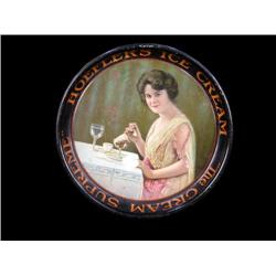 Hoefler's Ice Cream round tray "The Cream Supreme"