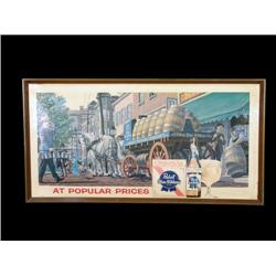 Framed Old Pabst Blue Ribbon Brewing Co.