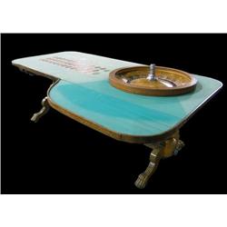 Early Roulette Table with Claw Feet