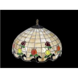 Leaded Glass Hanging Lamp