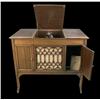 Image 1 : Thos Edison  Console record player w/ original p/work