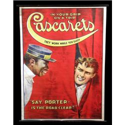 Cascarets Roll Down Poster on Canvas