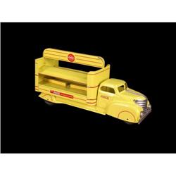 Yellow Coca-Cola Truck