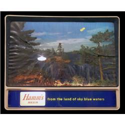 "Hamms Beer"  electric motion sign