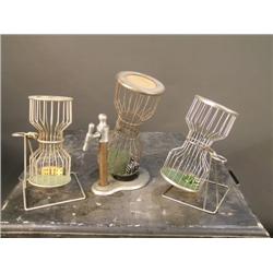 3-10   "Chuck-A-Luck" cages with dice