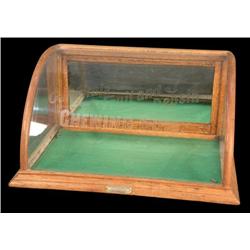 Small oak display  Gum Showcase