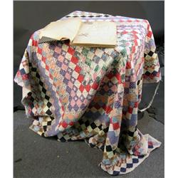 Quilts and vintage Quilt pattern book