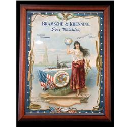 Patriotic Whiskey Ad from Turn of the Century