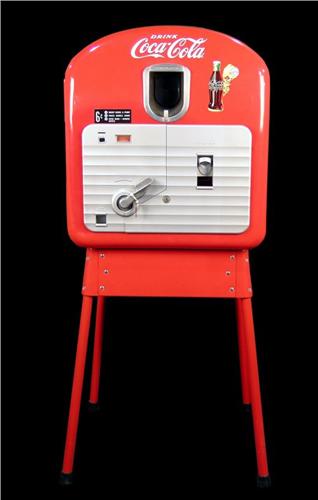 Table Top Coke Machine Vendorlator 27 counter top Coke Machine on stand