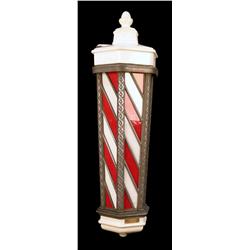 Koken Leaded Glass Barber Pole