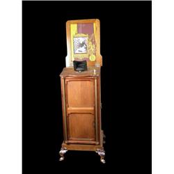 Floor model  walnut 1 cent Mutoscope