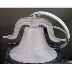 Fire House Bell w/ History  From Virginia City, NV