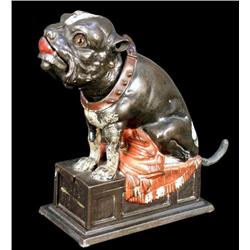 Early cast-iron bank  "Bulldog"