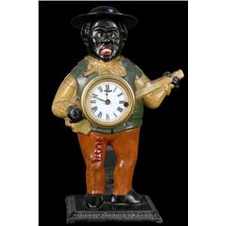 Early  "Little Black Sambo" clock
