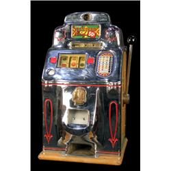 "Jennings Standard Chief"   50 cent  slot machine