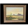 Image 1 : Desert Motif  oil painting, unsigned
