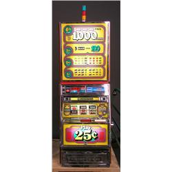 Aristocrat  25 cent  3 reeled slot machine