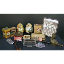 Misc box of tobacco items