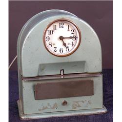 Dome style  time clock    1940's
