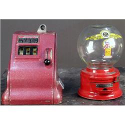 Lot of 2 - 1 cent  Machines:  Mercury Trade Stim & Ford