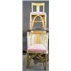 Image 1 : Lot of 2 Rattan Wrapped chairs